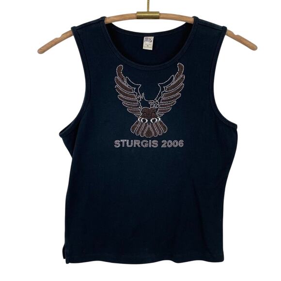 Sturgis Black Tank Top Womens Size XL - Picture 1 of 6